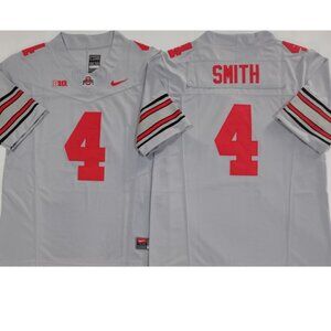 Adult Mens Jeremiah Smith Vapor Jersey Stitched Gray